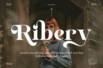 Ribery || Unique Serif Font