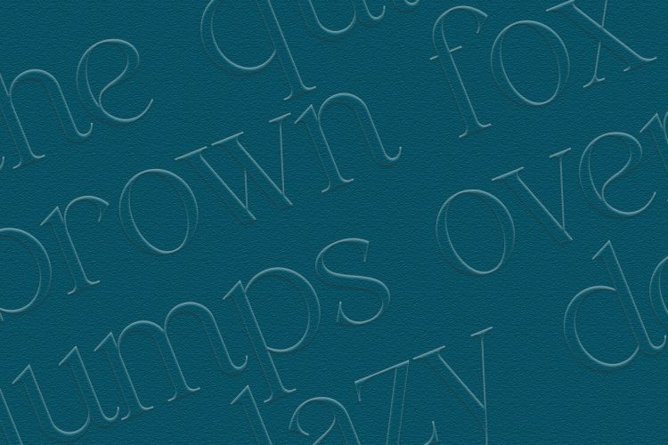 Serif Font