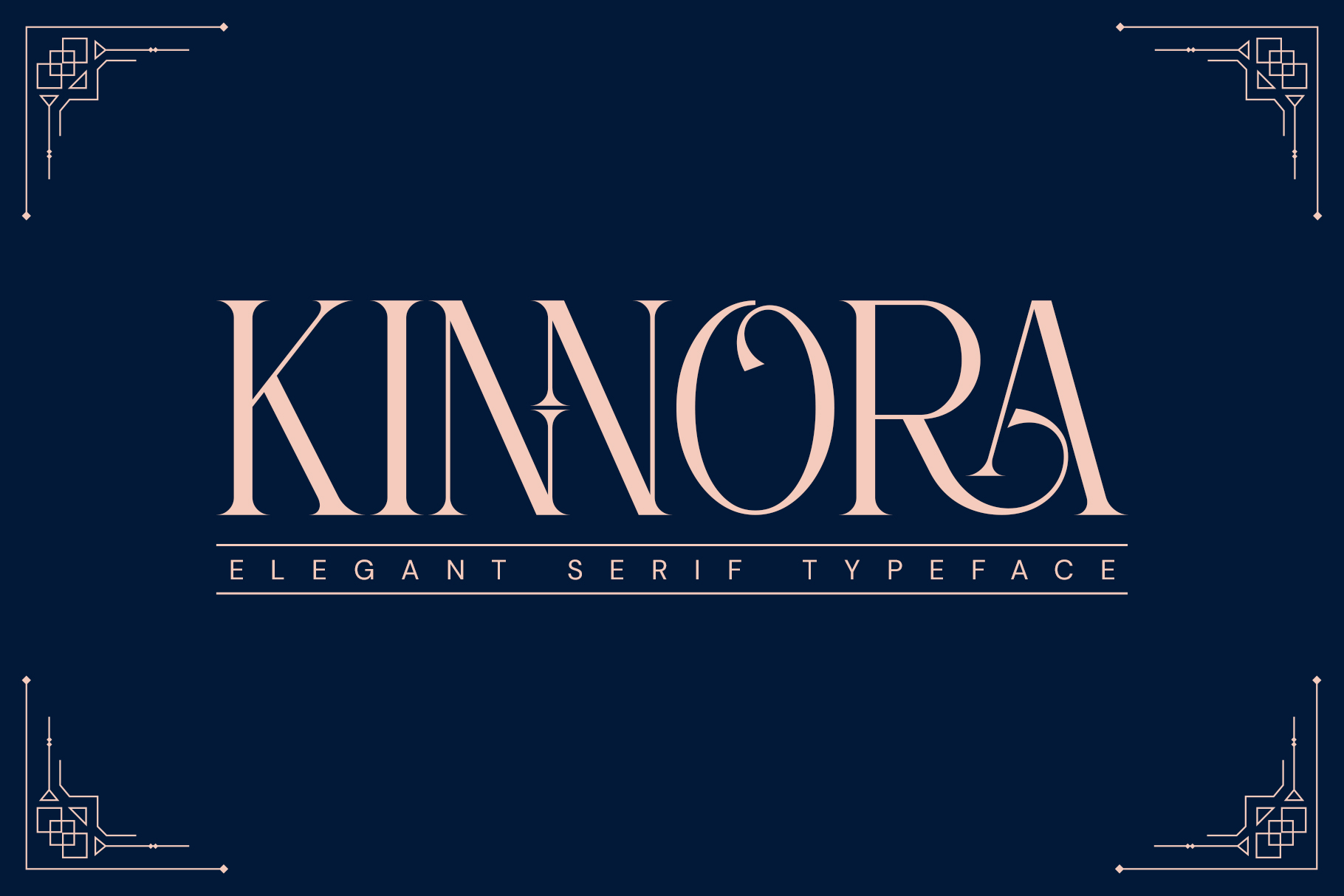 Kinnora || Elegant Serif Font