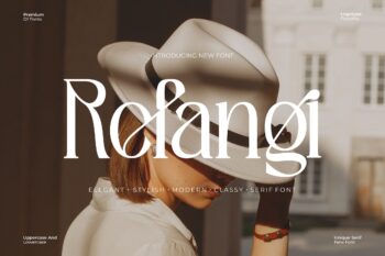Refangi || Modern Serif Font