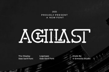 Achilast || Modern Slab Serif Font