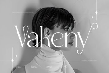 Vakeny || Modern Simple Serif Font