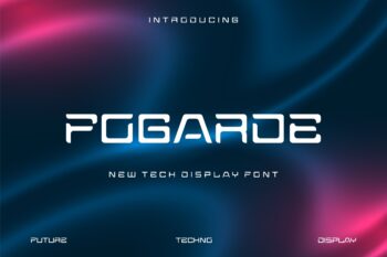 Fogarde || A New Tech Display Font