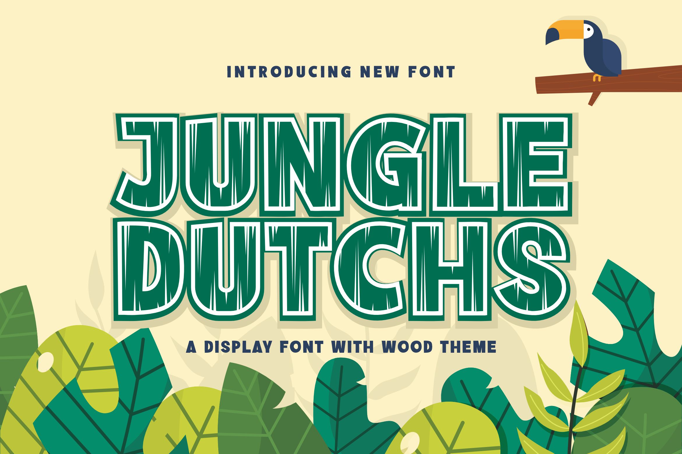 Jungle Dutch || Bold Display Font