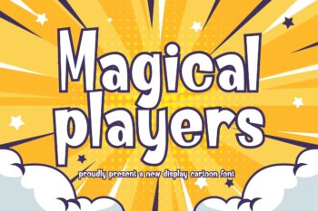Magical Players || Playful Display Font