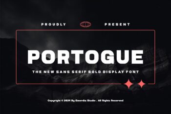 Portogue || Sans Serif Display Font