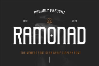 Ramonad || Slab Serif Display Font