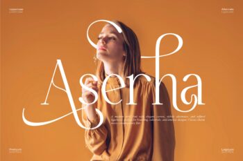 Aserha || Modern Elegant Serif Font