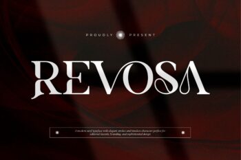 Revosa || Modern Classy Serif Font