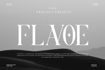 Flavoe || Modern Serif Font