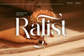 Ralist || Modern Stylish Serif Font