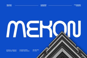 Mekon || Modern Sans Serif