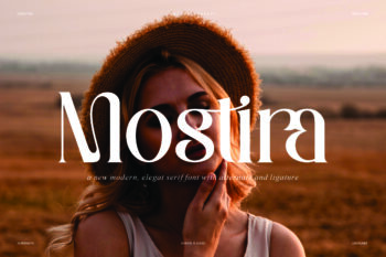 Mostira || Modern Classy Serif Font