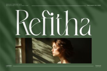 Refitha || Modern Classy Serif Font