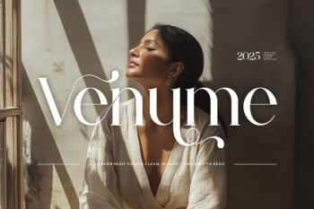 Venume || Modern Minimalist Serif Font