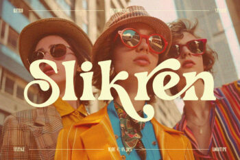 Slikren || Vintage Retro Serif Font