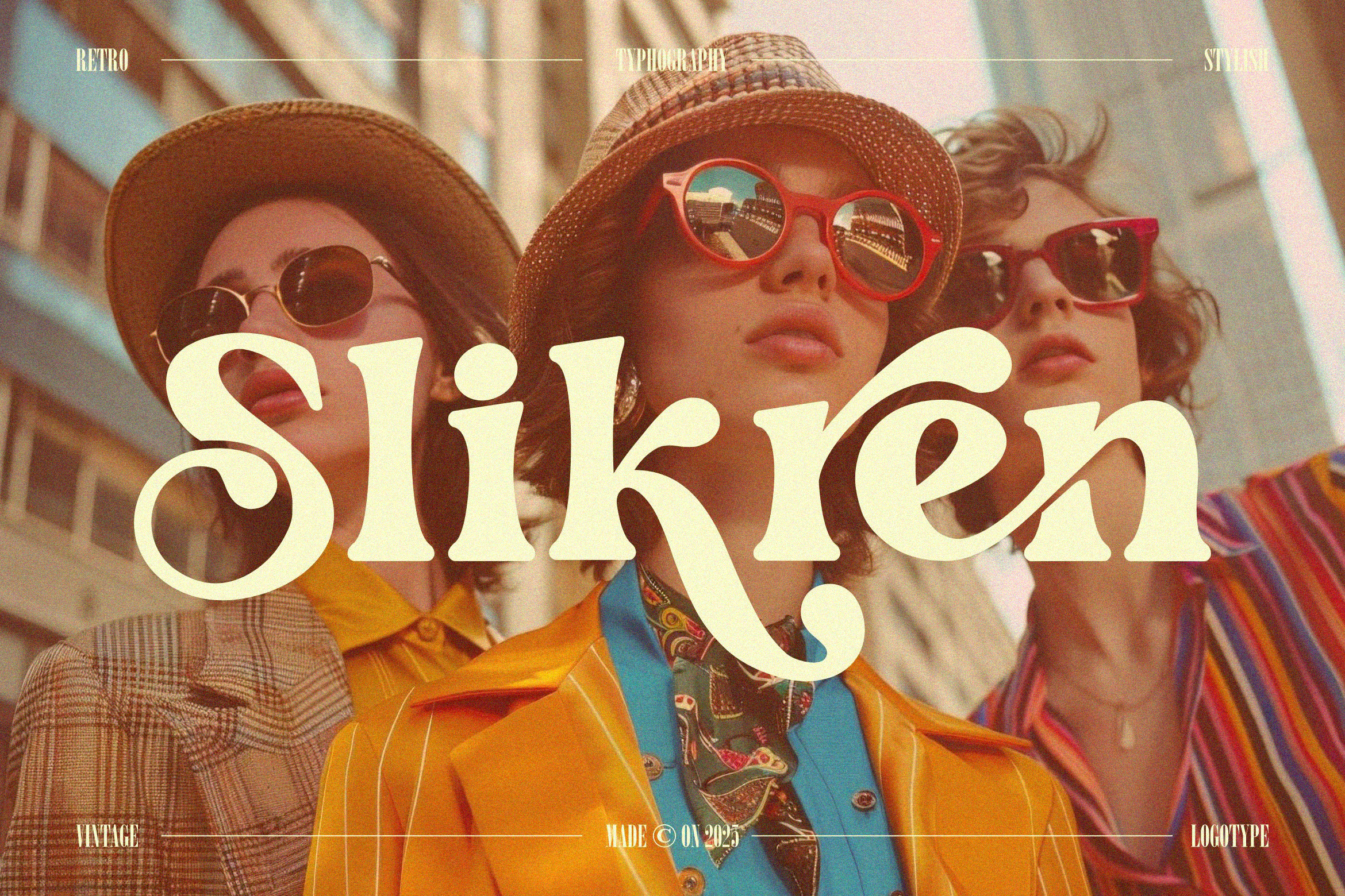 Slikren || Vintage Retro Serif Font
