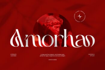 Amorha || Elegant Classy Serif Font