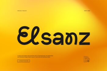 Elsanz || Modern Sans Serif Font