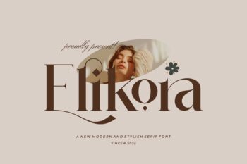 Elikora || Modern Minimalist Serif Font