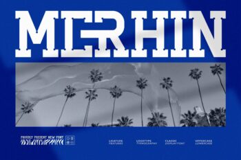 Merhin || Modern Futuristic Slab Serif