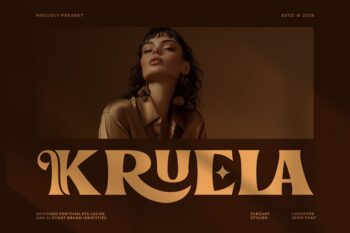 Kruela || Modern Classy Serif Font