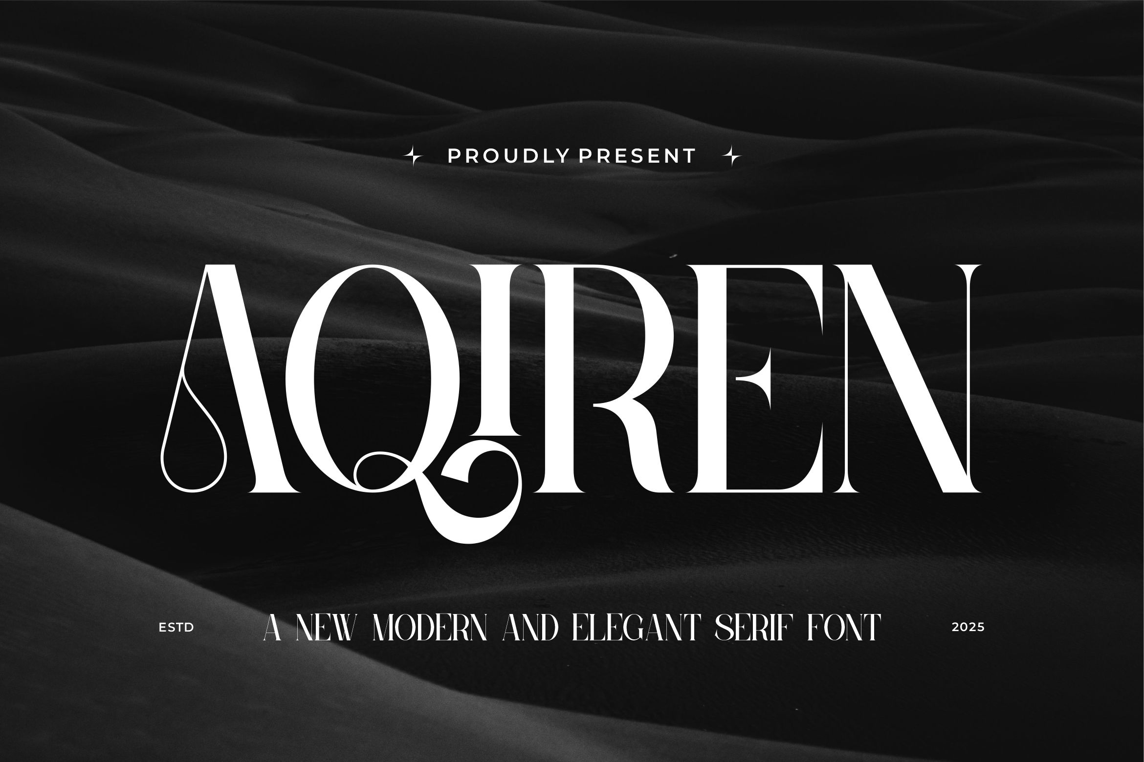 Aqiren || Modern Elegant Serif Font
