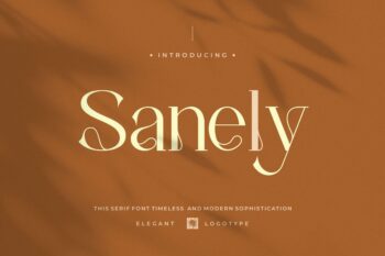 Sanely || Modern Classy Serif Font