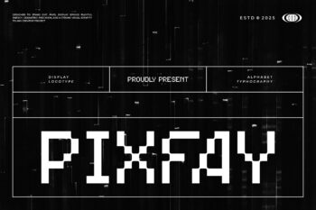 Pixfay || Modern Display Sans Serif Font