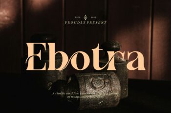 Ebotra || Modern Classy Serif Font