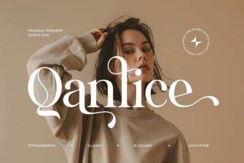 Qanlice || Modern Minimalist Serif Font