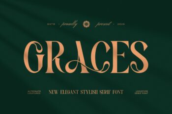 Graces || Modern Classy Serif Font