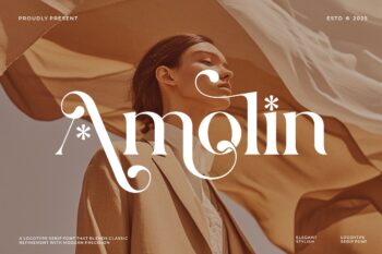 Amolin || Modern Classy Serif Font