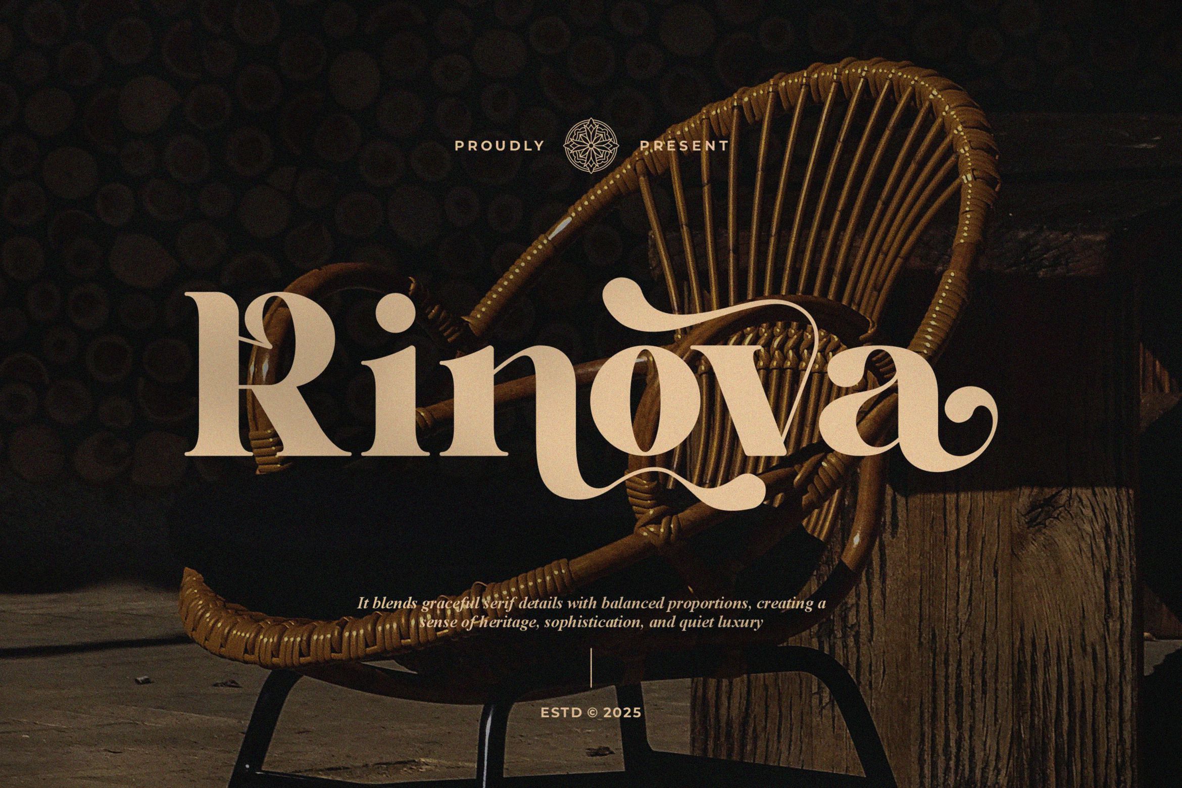 Rinova || Modern Vintage Serif Font