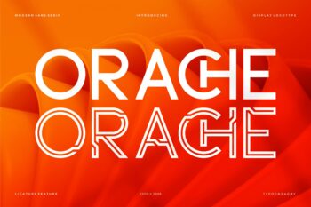 Orache || Modern Futuristic display Font