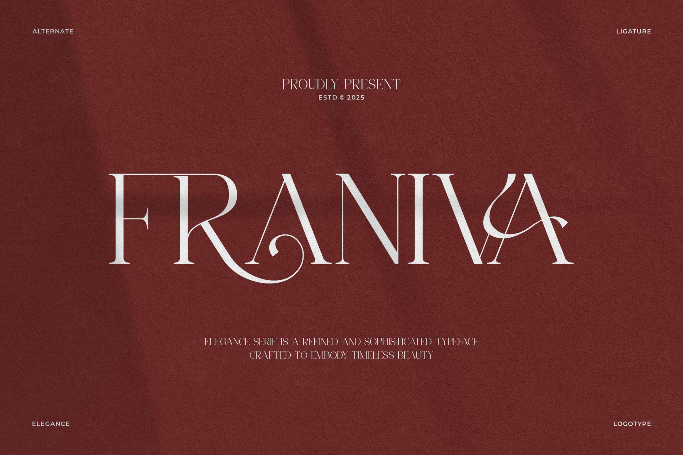 Franiva || Modern Elegant Serif Font