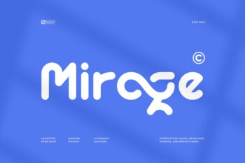 Miroge || Modern Futuristic Sans Serif Font
