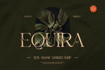 Equira || Modern Classy Serif Font