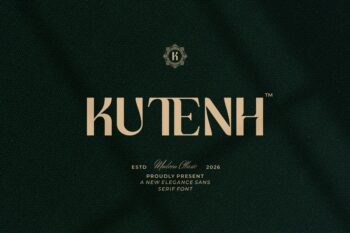 Kutenh || Modern Classy Sans Serif Font