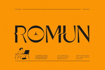 Ronum || Modern Display Sans Serif Font