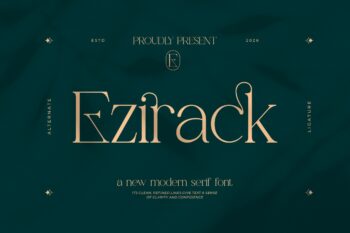 Ezirack || Modern Classy Serif Font