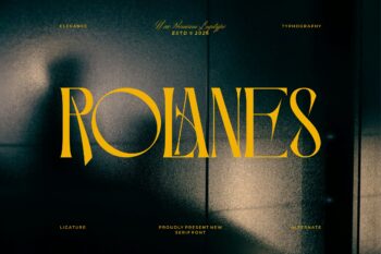 Rolanes || Elegant Serif Font