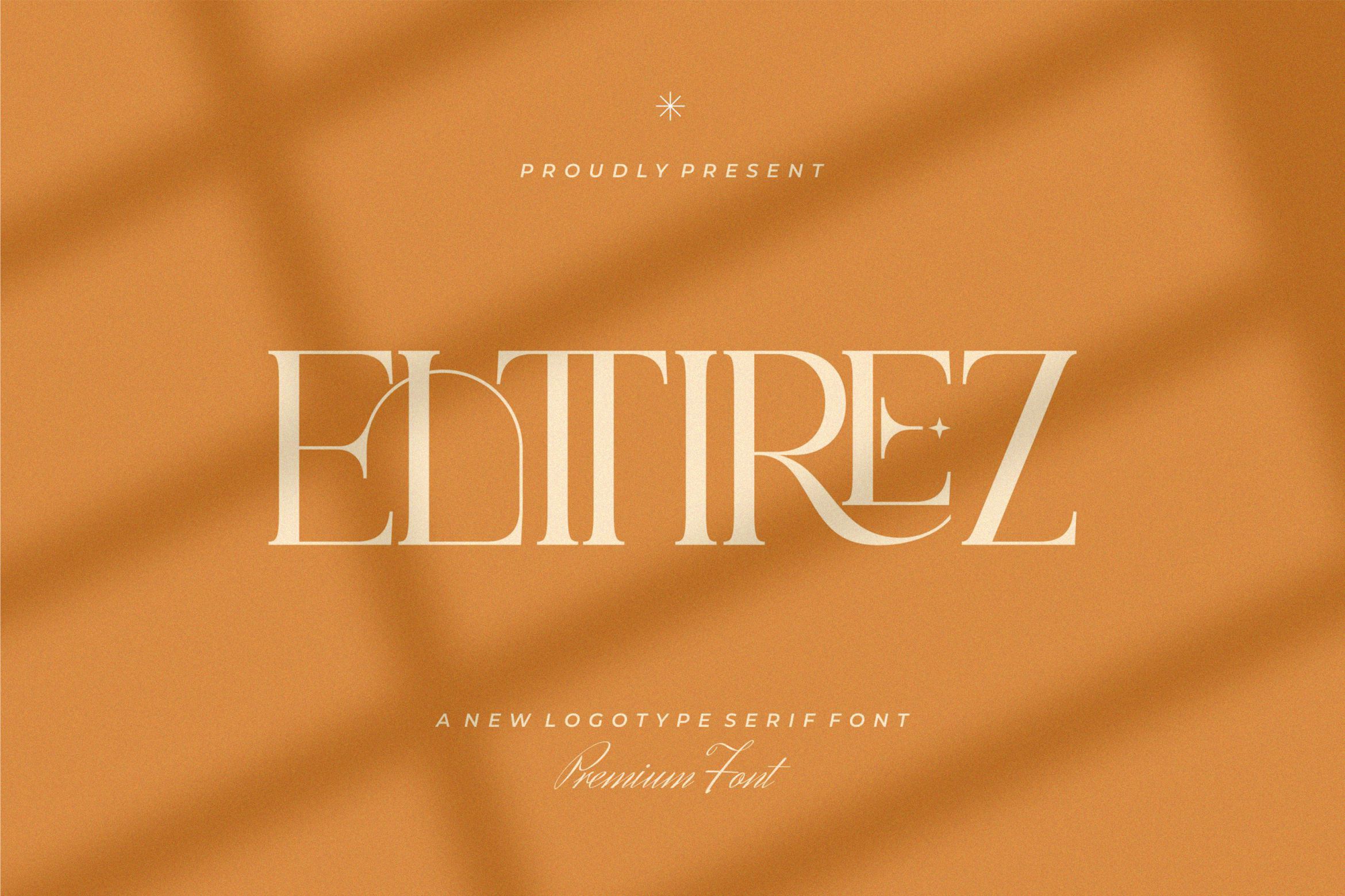 Elttirez || Classy Serif Font