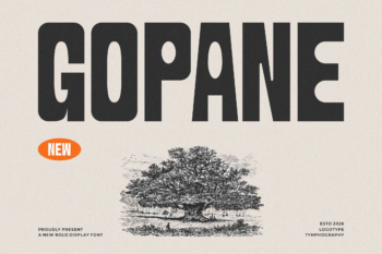 Gopane || Bold Display Font