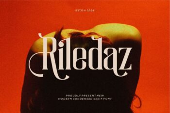 Riledaz || Modern Condensed Serif Font
