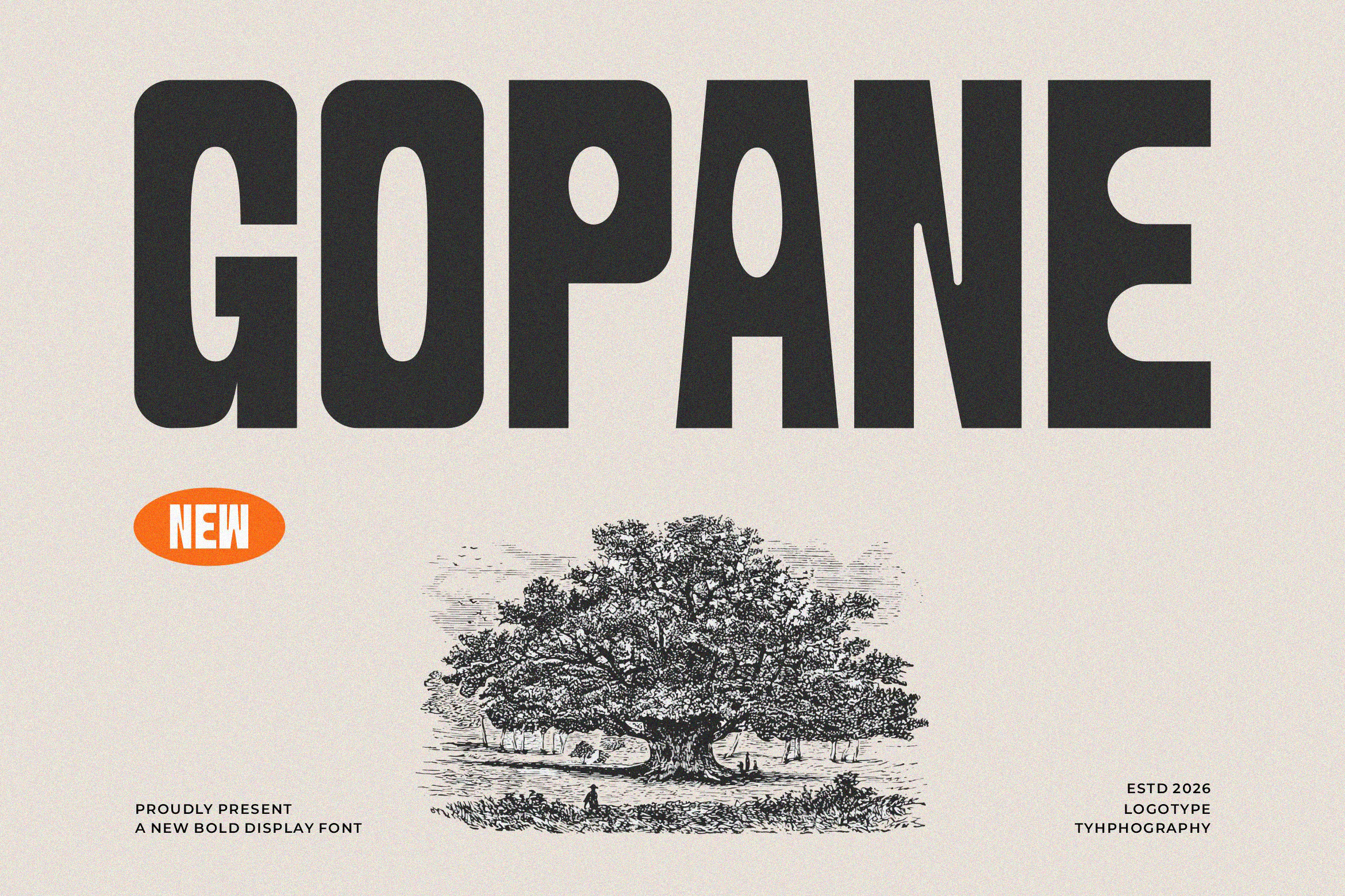 Gopane || Bold Display Font