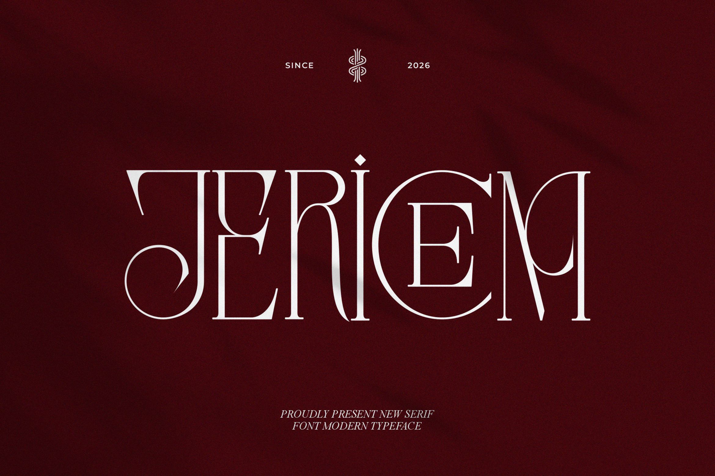 Jericem || Modern Elegant Serif Font
